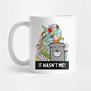 Dog says - It wasn't me! Mug